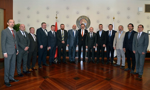 ATB HEYETİNDEN TOBB BAŞKANI HİSARCIKLIOĞLU’NA ZİYARET